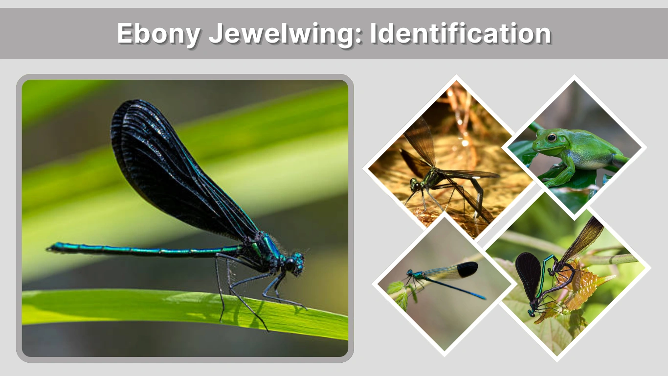 Ebony Jewelwing Identification, Habitat and Facts Guide