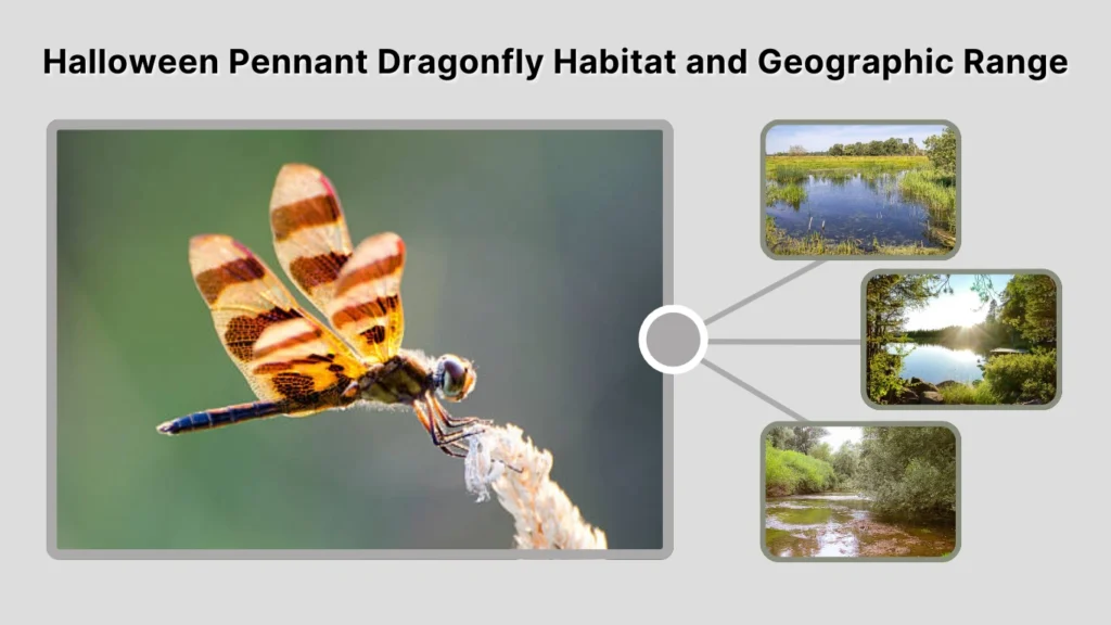 Halloween Pennant Dragonfly Habitat and Geographic Range