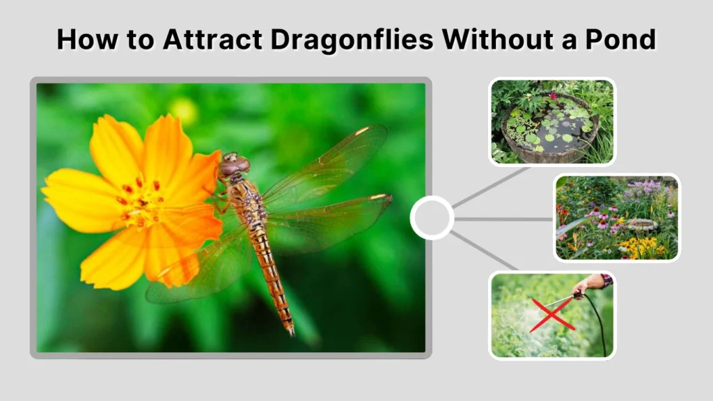 How to Attract Dragonflies Without a Pond