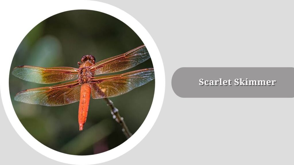1. Scarlet Skimmer (Crocothemis servilia)