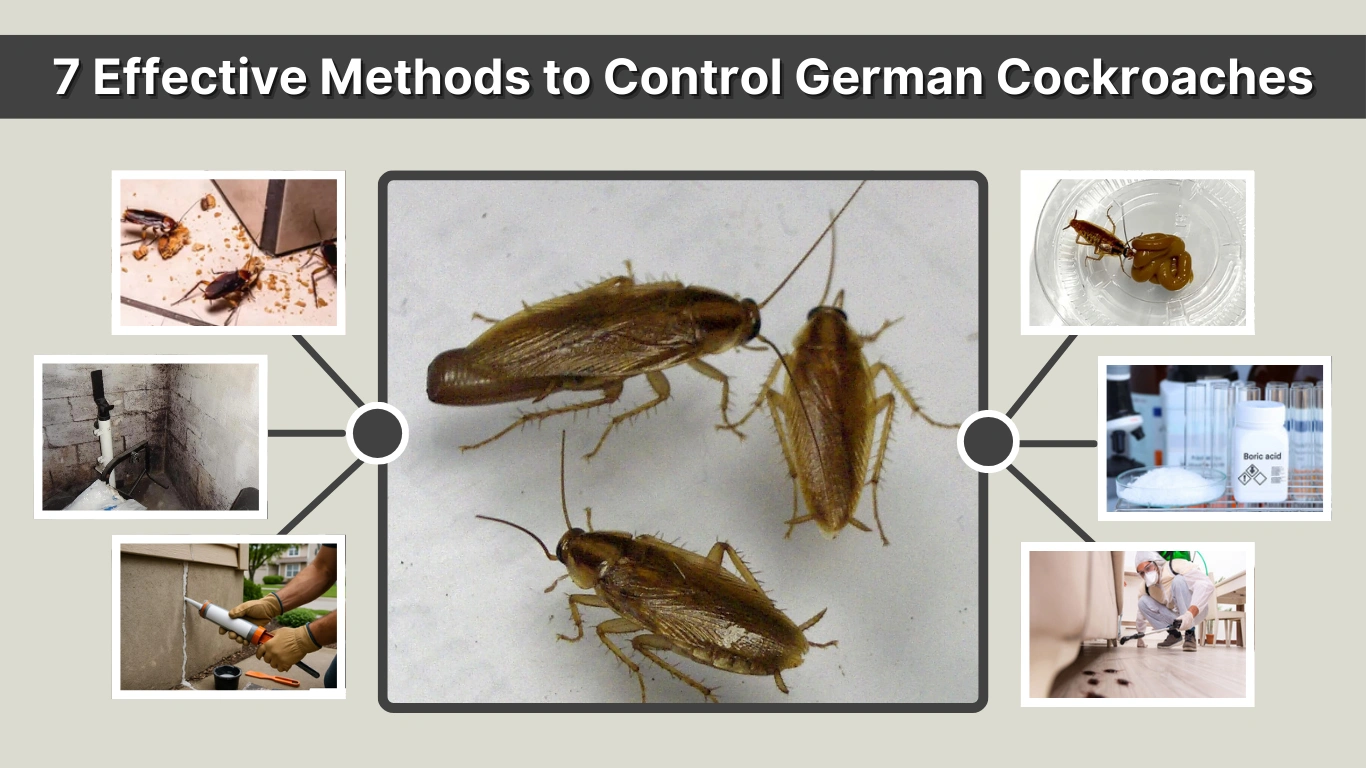 7 Effective Methods to Control German Cockroaches