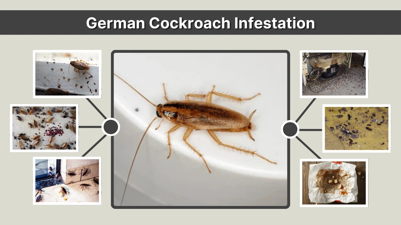 German Cockroach Infestation: Signs, Causes & Removal