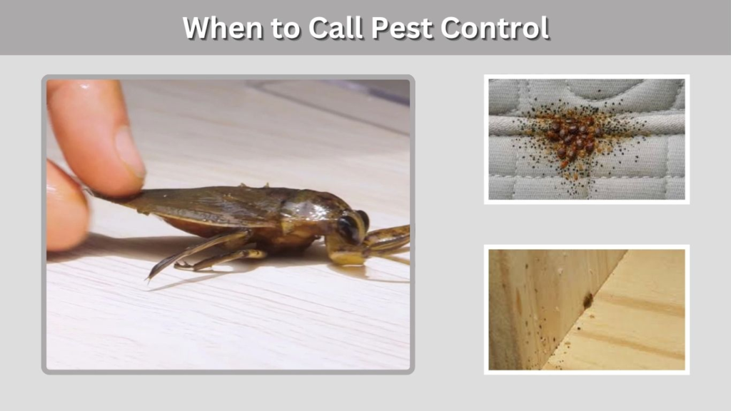 When to Call Pest Control
