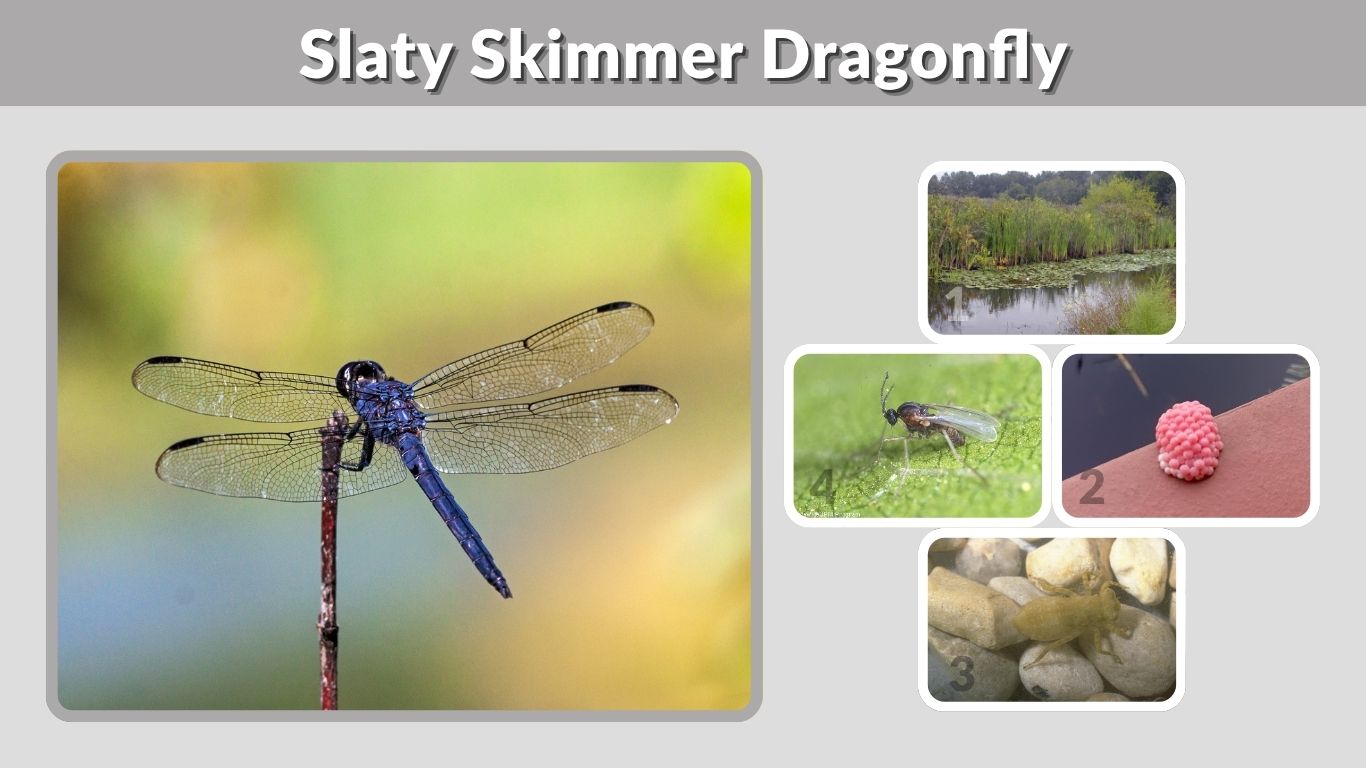 Slaty Skimmer Dragonfly: Identification, Range, and Facts