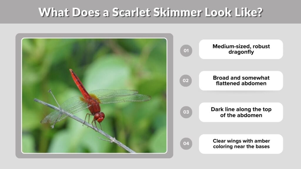 What Does a Scarlet Skimmer Look Like?