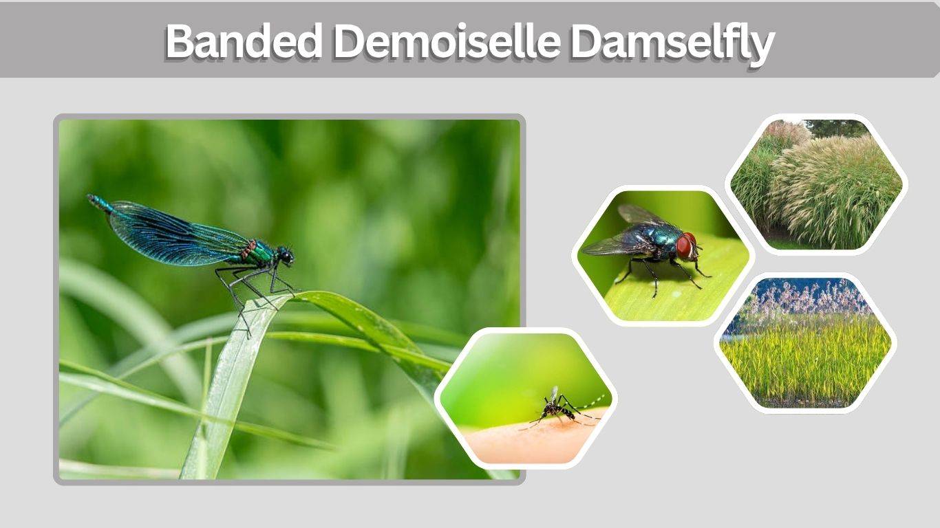 Banded Demoiselle Damselfly: Identification and Facts