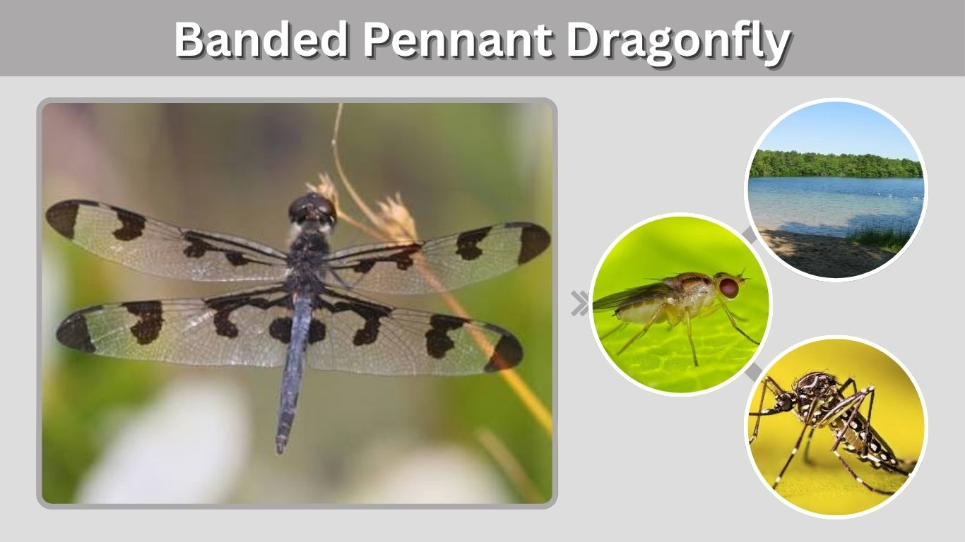 Banded Pennant Dragonfly: Identification, Habitat and Facts